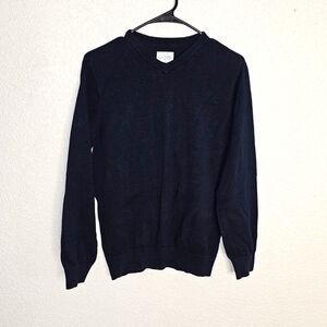Place V-neck Navy Blue Sweater Size 14 Boy's